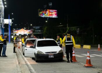 Controles vehiculares logran sacar de circulación a más de 1,500 conductores peligrosos en lo que va del año