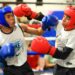 Sparring de boxeo cumple con el objetivo con jóvenes pugilistas