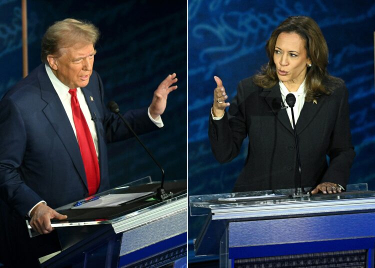 Harris y Trump se embisten en primer debate, con migración como protagonista