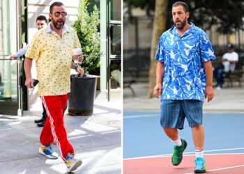 Adam Sandler recibe burlas por sus ‘tontas’ elecciones de moda