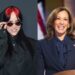 Billie Eilish muestra su apoyo a Kamala Harris para la presidencia de Estados Unidos