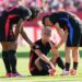 El jugador del Barcelona, Dani Olmo estará entre cuatro y cinco semanas de baja