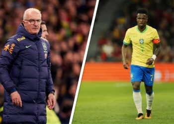 Prensa de Brasil critica duramente a la selección de Dórival Junior y Vinicius