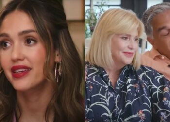 (VIDEO) Jessica Alba sorprendió a sus papás comprando la casa de la infancia de su padre