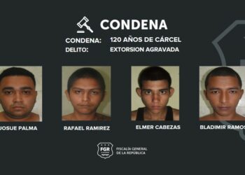 6 mareros reciben condenas de hasta 180 años de cárcel por extorsión a comerciantes de Usulután