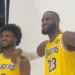 LeBron James es pura alegría al empezar a entrenar con su hijo Bronny con los Lakers