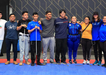 La delegación salvadoreña está en concentración previo a su participación en los Juegos Paracodicader