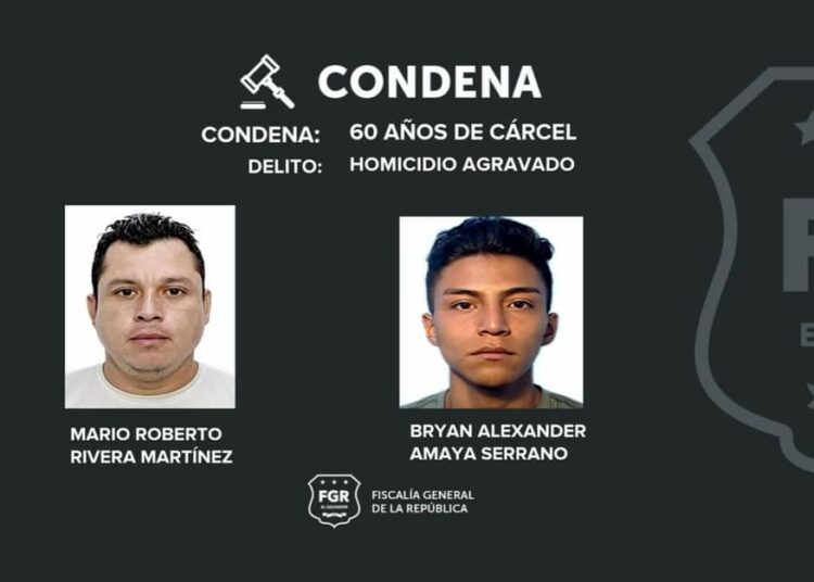 60 años de prisión para dos pandilleros asesinos