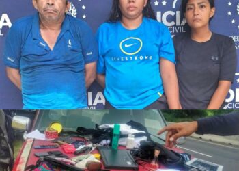 Capturan a sujetos por hurtar en varias viviendas en Santa Ana
