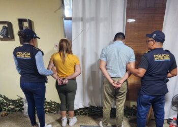 Pareja de salvadoreños fueron capturados por crear una red de prostitución en Guatemala