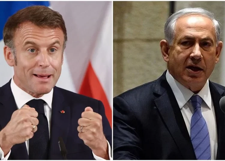 El presidente de Francia Emmanuel Macron pide que se detenga suministro de armas a Israel