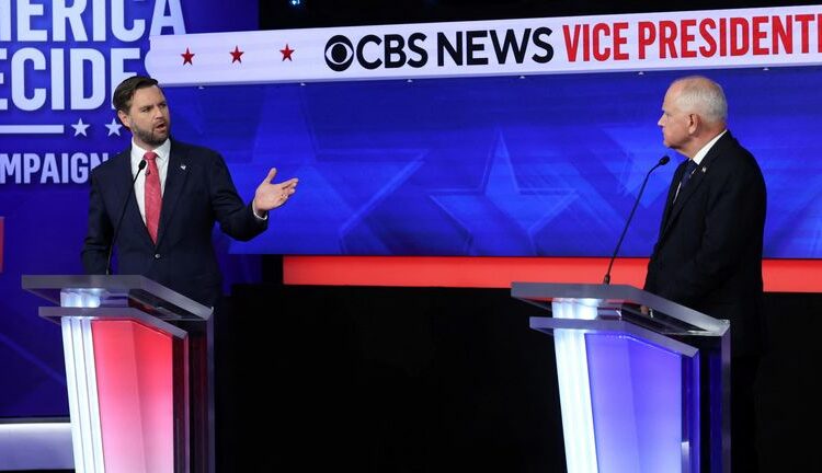 Debate vicepresidencial en EE.UU. sin un claro ganador, pero marcadas diferencias destacan analistas
