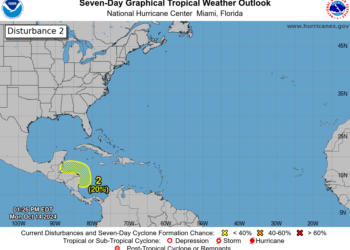 Medio Ambiente pronostica lluvias para los próximos días debido a formación ciclónica que estaría afectando Centroamérica