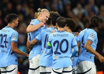 Manchester City aplasta 5-0 al Sparta Praga, Haaland firma doblete