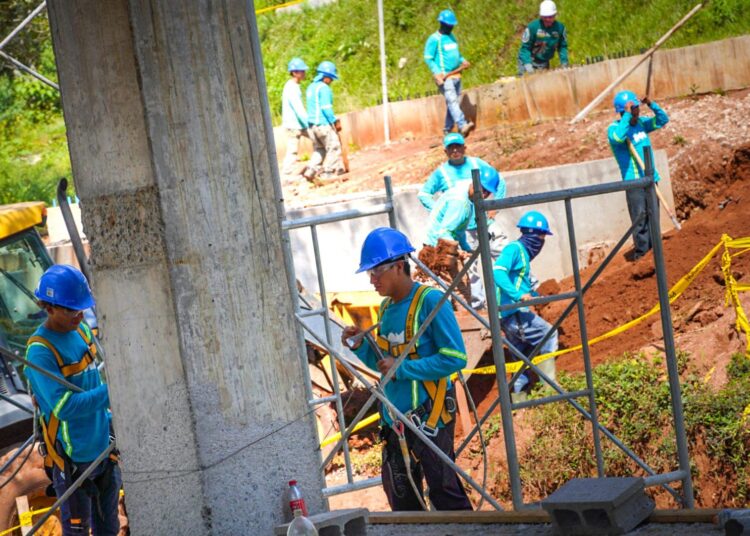 Avanzan obras en caserío El Mozote, entre estas, una planta de tratamiento de aguas