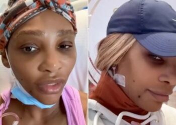 Operan con éxito a Serena Williams por quiste en el cuello