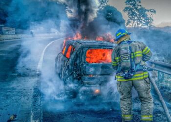 Atenciones a vehículos incendiados aumenta en un 6% en lo que va de 2024