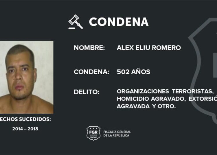 Condenas de hasta 502 años a criminales que operaron en la zona oriental del país