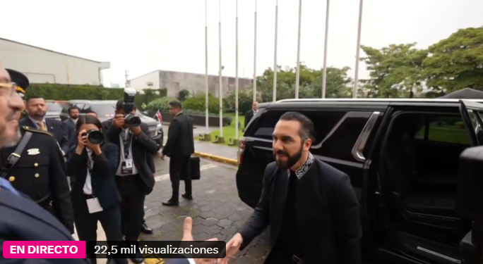 Presidente Nayib Bukele inicia gira oficial por la República de Costa Rica