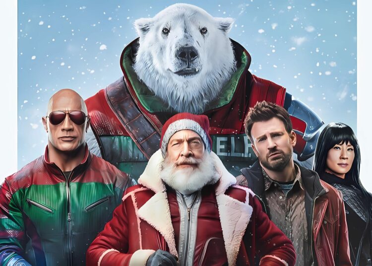 Dwayne Johnson «La Roca» y Chris Evans salvarán la Navidad en la película «Código: Traje Rojo»