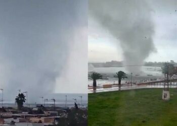 Un torbellino deja heridos y daños materiales en el suroeste de España