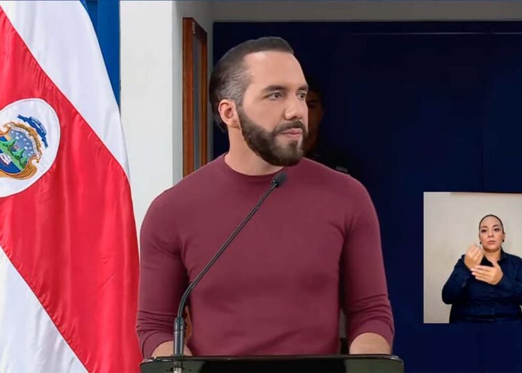 Las cárceles no deben ser cuarteles del crimen afirma el Presidente Bukele en Costa Rica