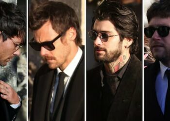 Los integrantes de One Direction acuden al funeral de Liam Payne