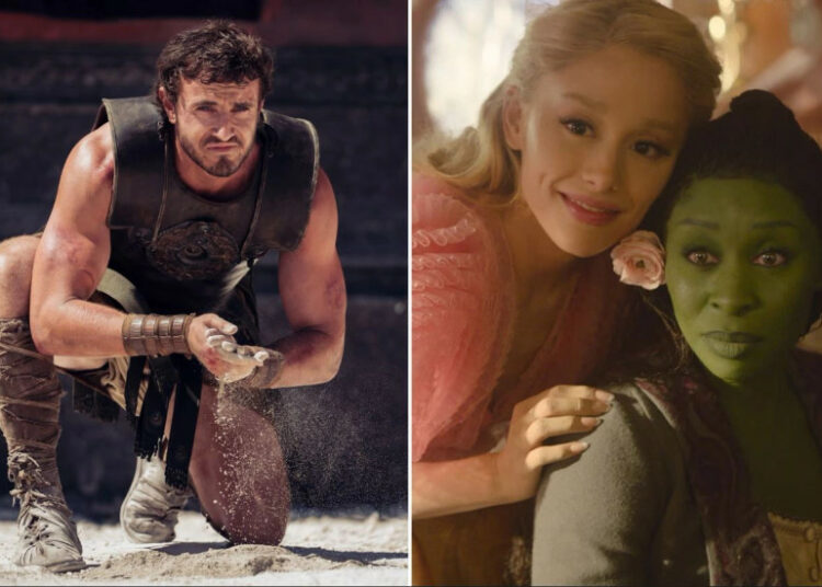 Wicked superó a Gladiador II en taquilla