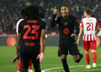 Barcelona le puso un baile al Estrella Roja y también alzó la mano en Champions