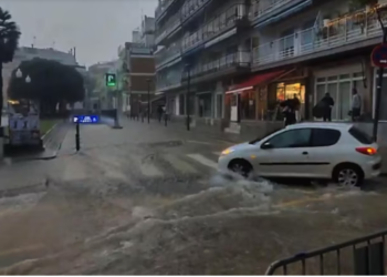 (VIDEO) Cataluña: las lluvias torrenciales inundan las calles y entran en algunas viviendas de Sitges