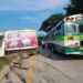 Bus de la ruta 202 choca contra camión repartidor en San Juan Opico