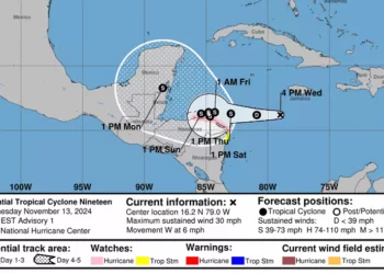 Temporada de huracanes: se forma el potencial ciclón 19 en el mar Caribe y se convertirá en la tormenta tropical “Sara”