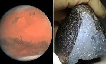 Hallan primera prueba directa de agua caliente en Marte