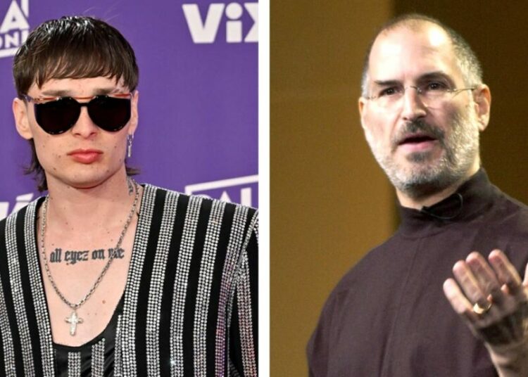 ¿Qué le pidió Peso Pluma a Steve Jobs y por qué generó controversia?