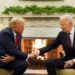 Joe Biden recibió a Donald Trump en la Casa Blanca para comenzar la transición del poder en Estados Unidos