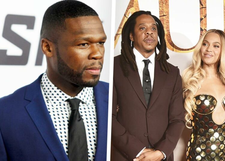 50 Cent criticó a Jay-Z por aparecer en una alfombra roja con su familia un día después de ser acusado por violación