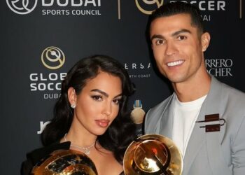 ¿Se casaron en secreto? Cristiano Ronaldo llama “mi esposa” a Georgina en los Globe Soccer Awards