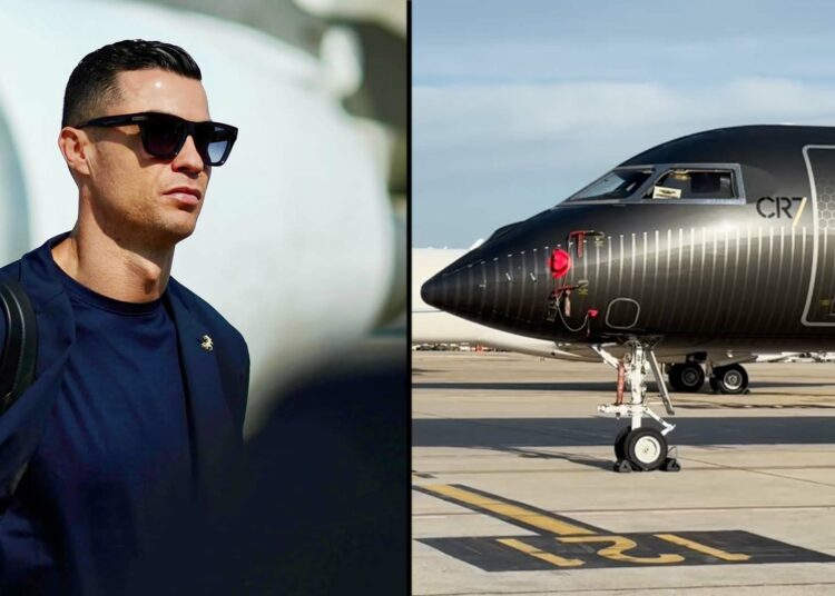 Cristiano Ronaldo tiene un nuevo avión valuado en USD 70 millones