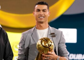 Cristiano Ronaldo sorprendió con una frase sobre su futuro en los Globe Soccer Awards