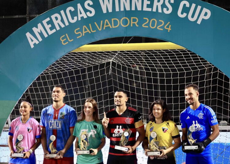 Rodrigo y Gonzaga, del Flamengo, los mejores de la Americas Winners Cup El Salvador 2024