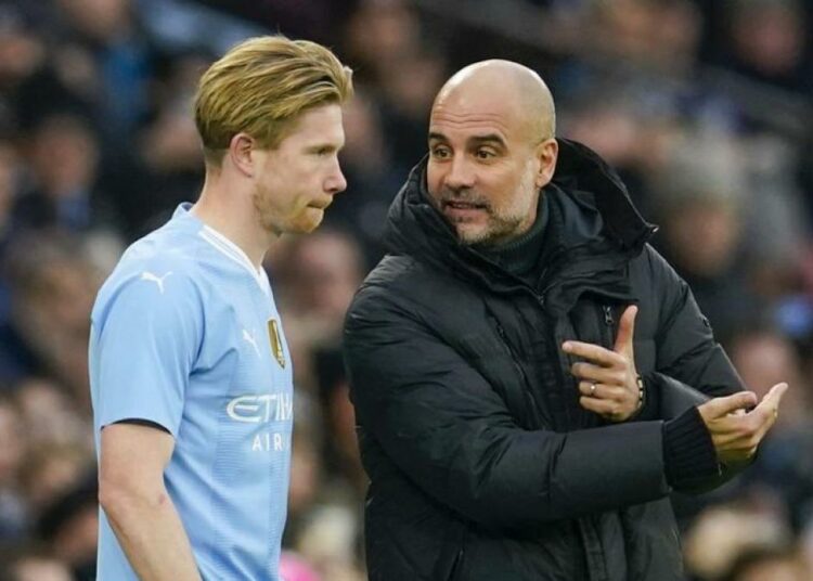 Pep Guardiola niega conflicto con Kevin De Bruyne