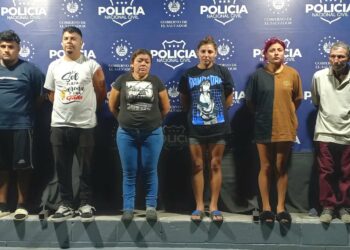 Capturados pandilleros en la Residencial Altavista, Ilopango