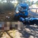 Motociclista fallece al chocar contra un vehículo en Estanzuelas