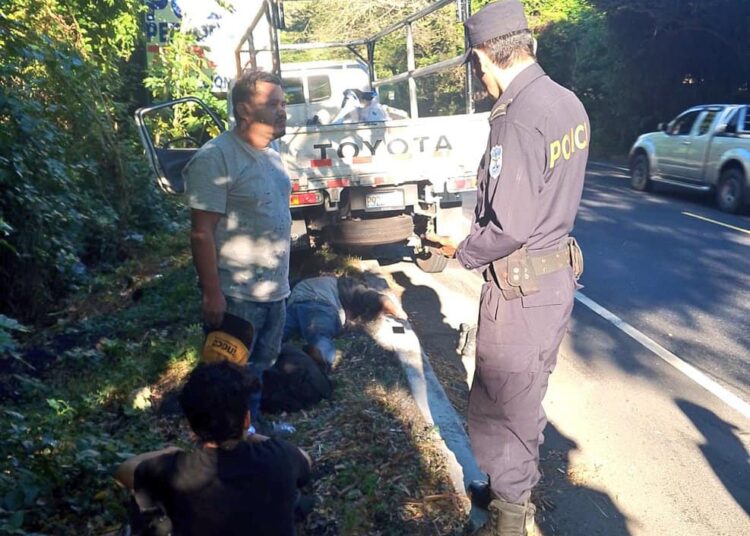 Reportan lesionado en accidente de tránsito en carretera Panamericana, a la altura de San Vicente