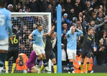 El Manchester City empata 1-1 con el Everton en medio de la crisis de Guardiola