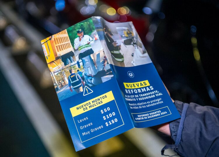 Gobierno realiza campaña de divulgación de reformas a la Ley de Tránsito