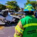 Realizan simulacro de accidente de tránsito en San Salvador Centro