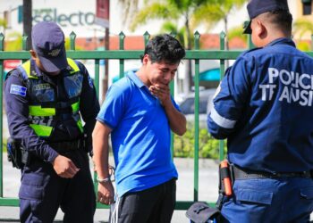 Sorprenden conductor en estado de ebriedad este 1° de enero