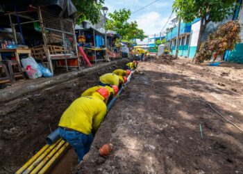 Cableado subterráneo de La Libertad está a unos días de ser finalizado