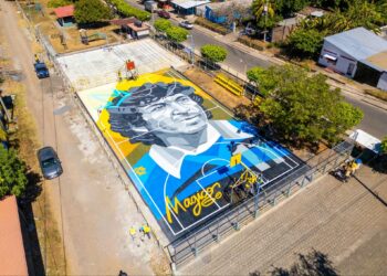 Renovación de cancha en El Jagüey incluye homenaje al Mágico González